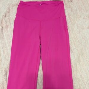 Vibrant Pink High-Waisted Leggings